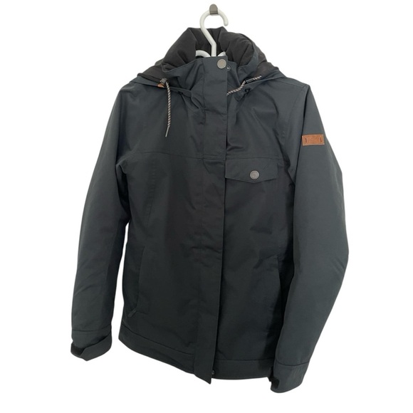Roxy Dark blue gray Hooded outdoor Jacket size small - Picture 1 of 11